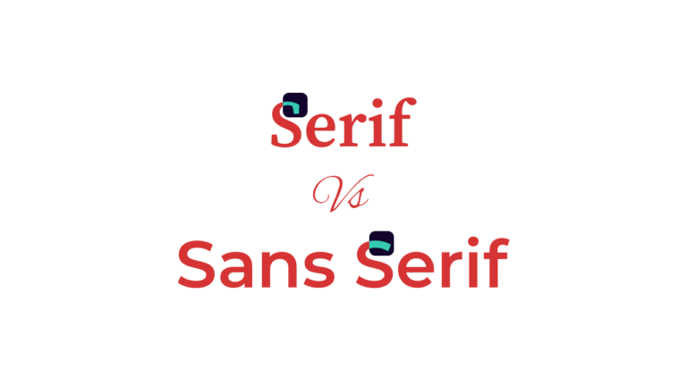Serif vs Sans Serif